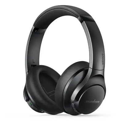 Soundcore by Anker Life Q20+ Active Noise Cancelling Headphones, 40H Playtime, Hi-Res Audio, Sou