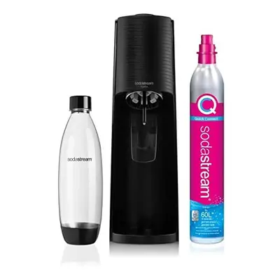 SodaStream Terra Sparkling Water Maker Machine, with Litre Reusable BPA-Free Water Bottle for Ca