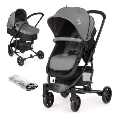 Foldable Baby Pushchair with Rain Cover Reclinable Reversible Pushchair Seat and Carrycot from B