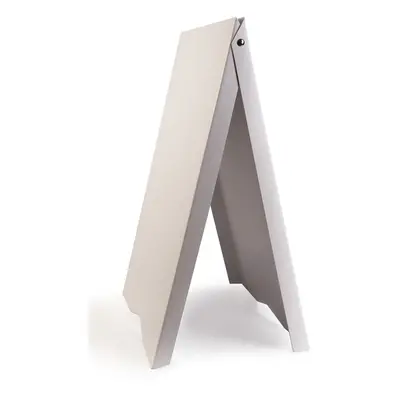 (White, No) A-Board Pavement Sign Display Stand PVC Print UV