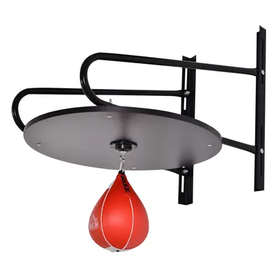 HOMCOM Speed Bag Platform Kit Wall-mounted Punching Ball Hanging Platform Set