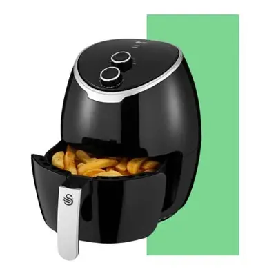 Swan litre Air Fryer, Rapid Air Technology, Healthy Frying, 80% Less Energy, Non-Stick Pan, 80% 