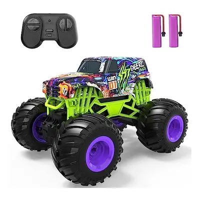 All Terrain Remote Control Monster Truck Toy,1:16 Scale RC Car for Boys,2.4Ghz High Speed Electr