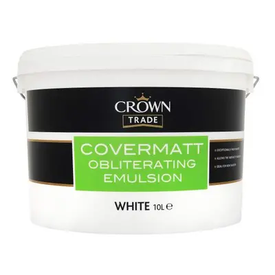 Crown Trade Covermatt 10L white