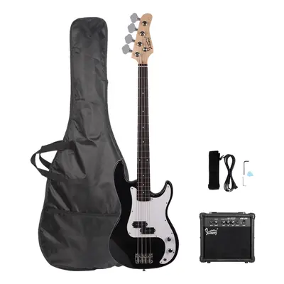 Electric Bass Guitar Full Set W/ 20W Amp Speaker Bag Strap Wrench Tool