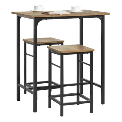 SoBuy OGT10-PF,Bar Set-1 Bar Table and Stools,Home Kitchen Breakfast