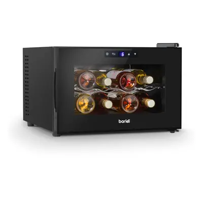 Baridi Bottle Wine Cooler, Thermoelectric, 5-18C, Touch Control, Table Top - DH218