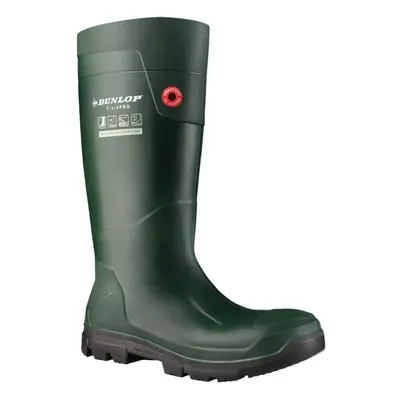 (10.5 UK, Green) Dunlop Unisex Adult FieldPro Wellington Boots