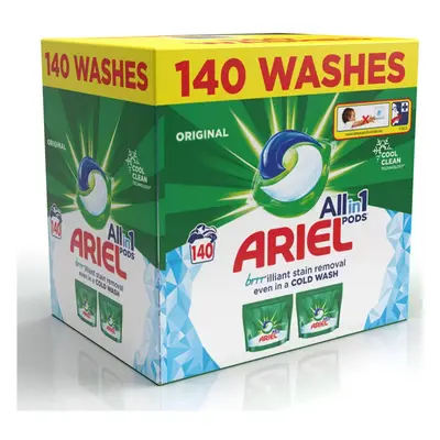 140 Original Wash Ariel All in One Clothes Washing Pods