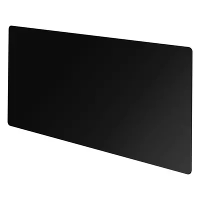 Adam Vitreo Medium Radiator Cover in Black Glass, 1200mm