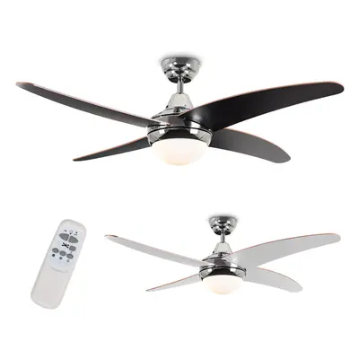 Apache Silver Ceiling Fan Light