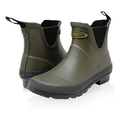 (6 UK EU39, Green) Dirt Boot Women`s Waterproof Equestrian Slip On Stable Muck Yard Chelsea Boot