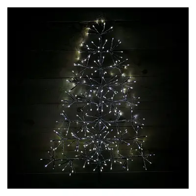 Premier Silver Tree Starburst With White LEDs 90cm [LV191434S]