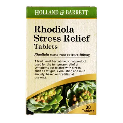 Holland & Barrett Rhodiola Stress Relief Tablets 200mg