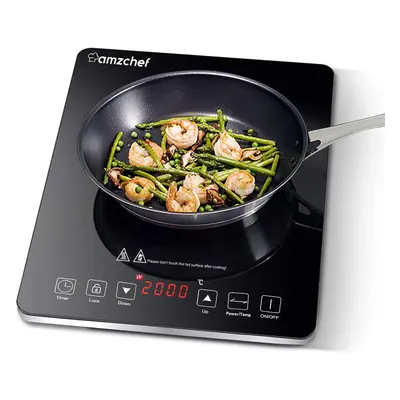 OPENED BOX EX-SHOP DISPLAY AMZCHEF Single Induction Cooker, Induction Hob