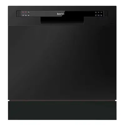 Compact Tabletop Dishwasher Place Settings, Programmes, Low Noise, 8L Cycle - Black - DH88