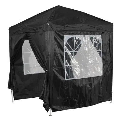 Outsunny Black 2m x 2m Pop-Up Gazebo | Heavy Duty Garden Marquee Tent