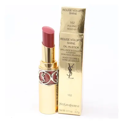 (162 Pulsing Rose Hip) Yves Saint Laurent Rouge Volupte Shine Oil-In-Stick 0.15oz/4ml New In Box