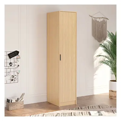 (Oak) Phoenix Narrow Door Wardrobe Bedroom Storage Unit