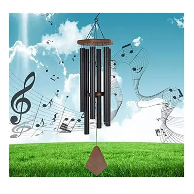 Memorial Wind Chime Outdoor Large Deep Tone Amazing Grace Wind-Chime with Aluminum Tubes Elegant