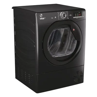 Hoover HLE C9DGB Condenser Tumble Dryer - 9kg - Black - B Rated - Freestanding - HLEC9DGB