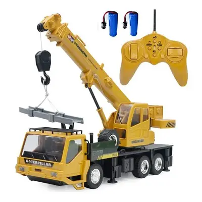 RC Crane Construction Tractor Remote Control Large Crane Truck wiht Light and Sound Rechargeable