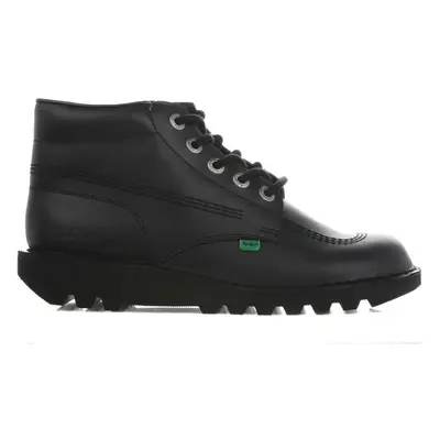 (UK 9) Kickers Kick Hi Core Mens Black Leather Ankle Boots