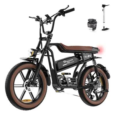 HITWAY EK30 Electric Bike, 20" x 4.0 Fat Tire Off-Road E Bike