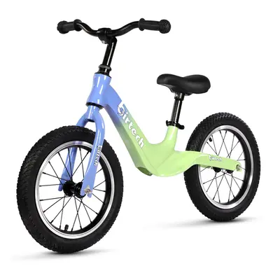 14" Balance Bike for Boys and Girls, Air Tires with Magnesium Alloy Frame