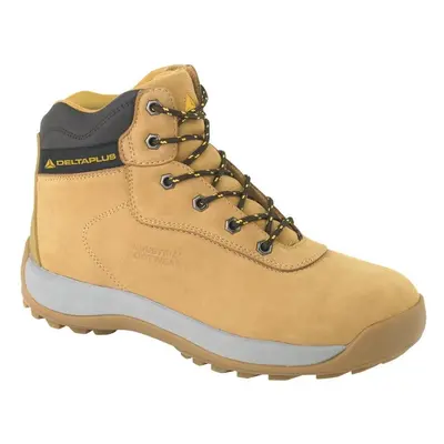 (12) Delta Plus LH840 Nubuck Leather Hiker Safety Work Boots Tan (Sizes 7-12)