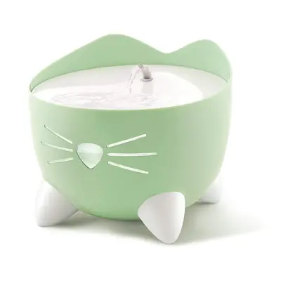 Catit PIXI Cat Drinking Fountain, Running Water Fountain, Green