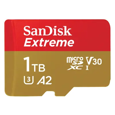 SanDisk 1TB Extreme UHS-I microSDXC Memory Card with SD Adapter