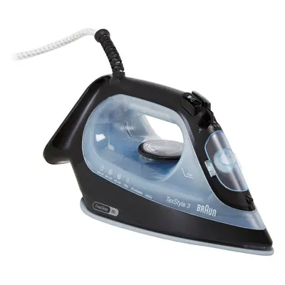 Braun TexStyle Series SI3055BK Watt Steam Iron -Black / Blue