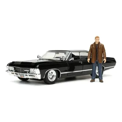 Jada Supernatural Impala SS Sport Sedan With Dean Winchester Figure 1:24 Scale