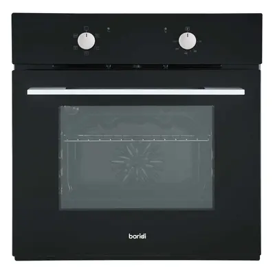 Baridi 60cm Built-In Five Function Fan Assisted, Single, Integrated Electric Oven, 55L Capacity,