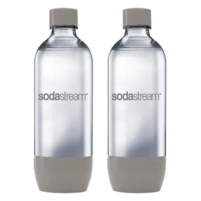 SodaStream Twin Pack Carbonating Water Bottles Litre, for Sparkling Water Maker, BPA Free, Compa