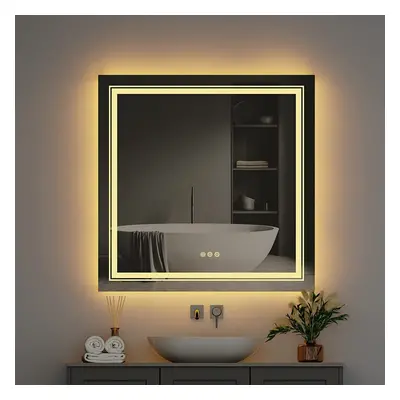 (Square(900x900mm)) LUVODI LED Bathroom Vanity Mirror Wall Mounted