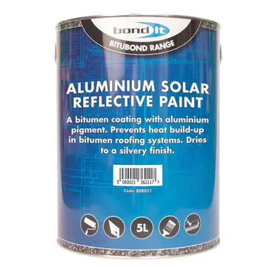 BONDIT ALUMINIUM SOLAR REFLECTIVE PAINT - Silver 5L