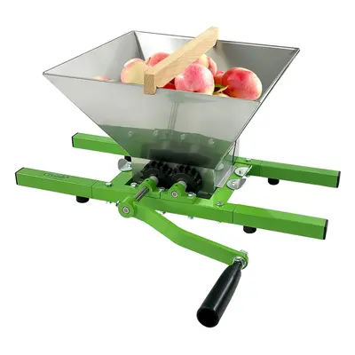 Manual Fruit Crusher Scratter Pulper Apple Cider Press Making Equipment 7L Juice