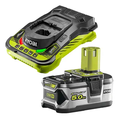 Ryobi ONE+ 5.0Ah Battery & Fast Charger Kit 18V RC18150-150