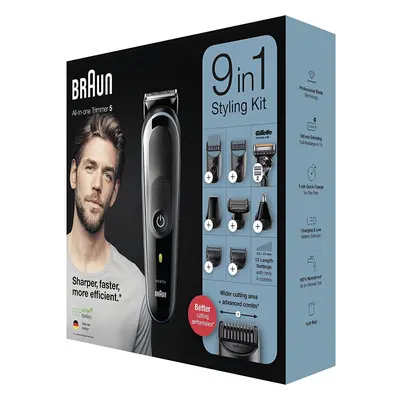 Braun 9-in-1 All-In-One Trimmer Kit Beard Trimmer Hair Clippers