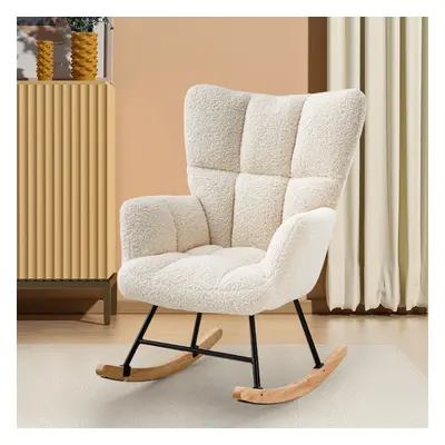 Tufted Upholstered Rocking Chair