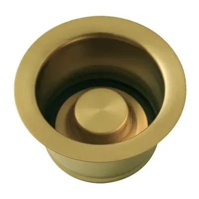 Extended Disposal Flange, Brushed Brass