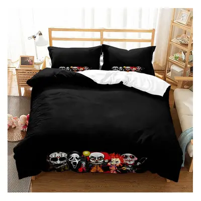 (Style 01, Double) Horror figure Single Double King Duvet Cover