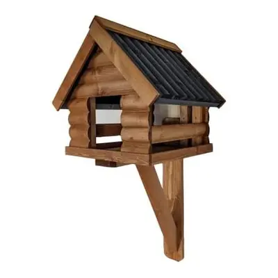 The Hutch Company Fordwich Black Wall Mounted Bird Table