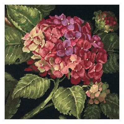 Dimensions Needlepoint Kit 14"X14"-Hydrangea Bloom Stitched In Wool