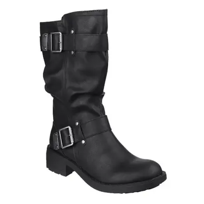 (6 UK, Black) Rocket Dog Womens/Ladies Trumble Biker Boots