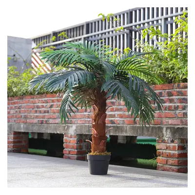 100cm Large Faux Palm Tree Fake Artificial Green Plants Realistic Tree Garden