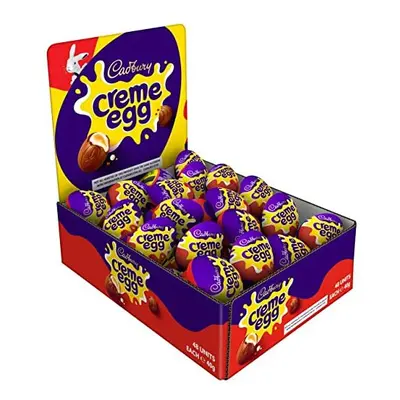 Cadbury Creme Egg (Pack of 48). Easter, Egg Hunt, Thank you Gift, Present, Chocolate Filled Eggs