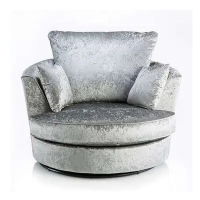 Kingston Crushed Velvet Swivel chair-Arm Chair